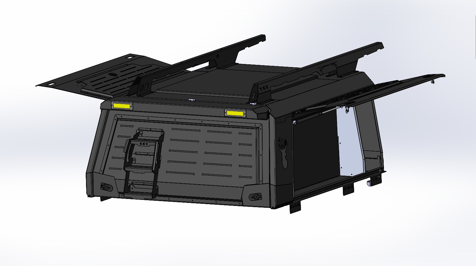 картинка Кунг алюминиевый для Toyota Land Cruiser 79 (короткий кузов) — KDT 2028L