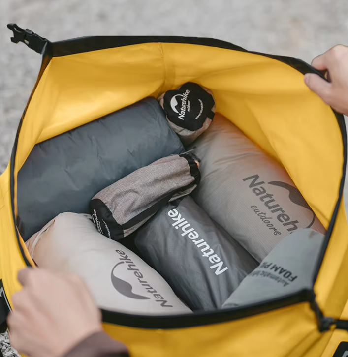 картинка Гермосумка Naturehike 60 л ПВХ (желтая)