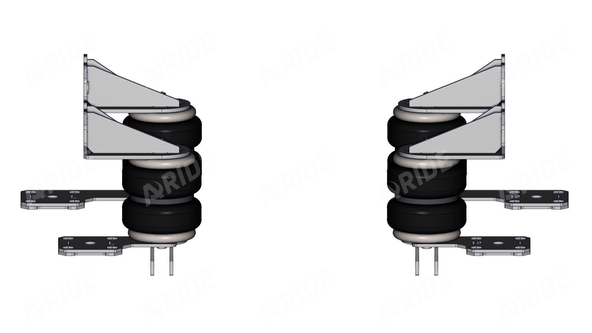 картинка Пневмоподвеска прицепа Вектор ЛАВ 81014В (двухосный)