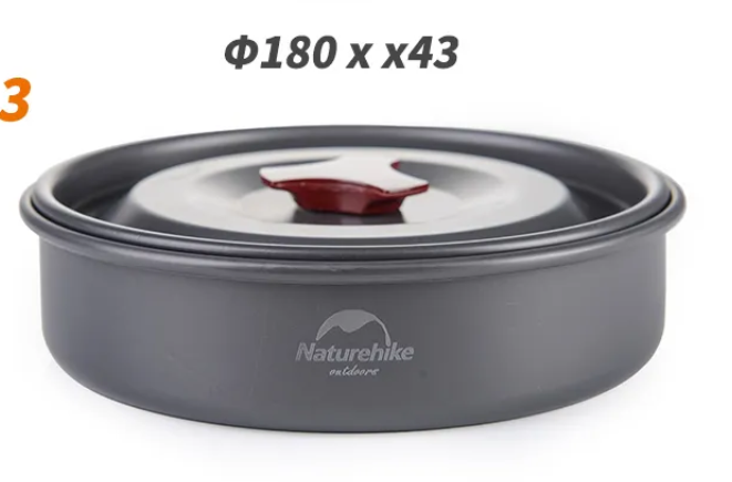 картинка Набор посуды Naturehike туристический 3 в1 (3 миски+половник)
