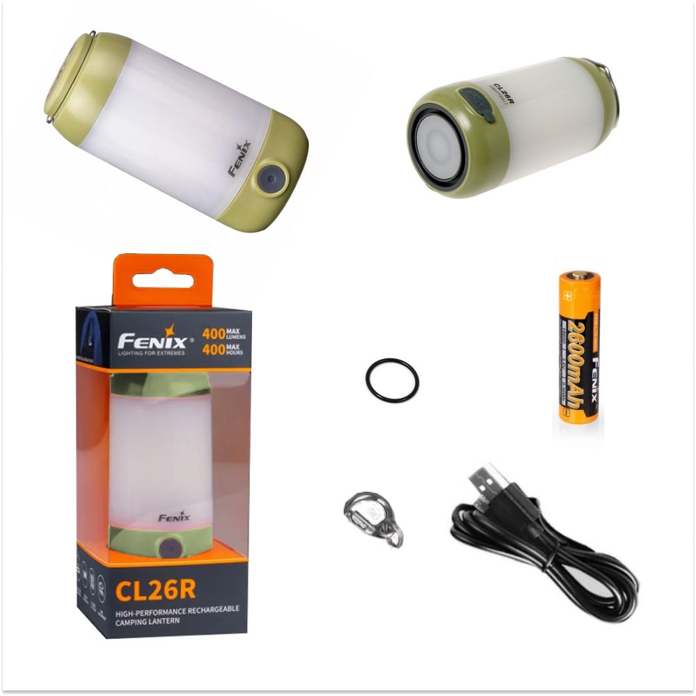 картинка Фонарь Fenix CL26R зеленый
