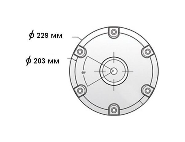 картинка Стойка 762 мм под сиденье с основанием и креплением под сиденье