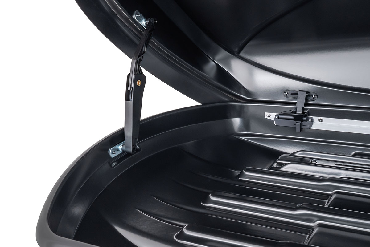 картинка Бокс автомобильный на крышу Pentair COBRA 420L черный глянец, двусторонний