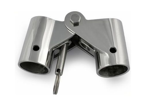 картинка Кронштейн складной с фиксацией нержавеющий д. 22 мм