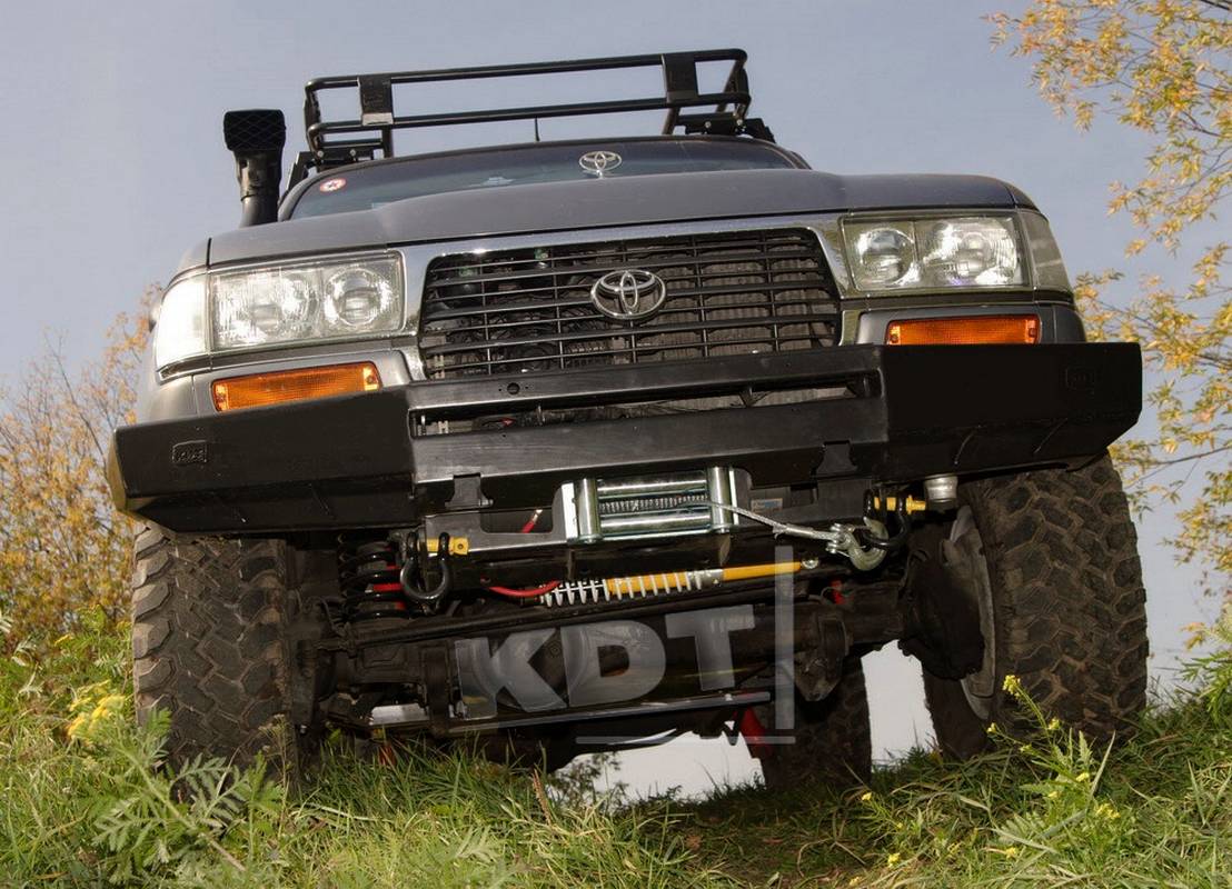 картинка Передний силовой бампер без кенгурина "Спорт" - Toyota Land Cruiser 80