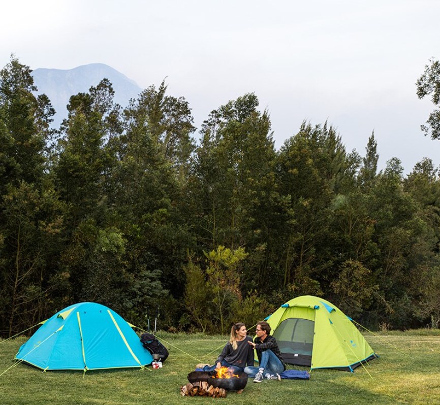 картинка Палатка Naturehike P-Series 3-местная, алюминиевый каркас, голубая