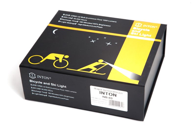 картинка Фара велосипеда Inton NB03, CREE XM-L U2, 1000Lum