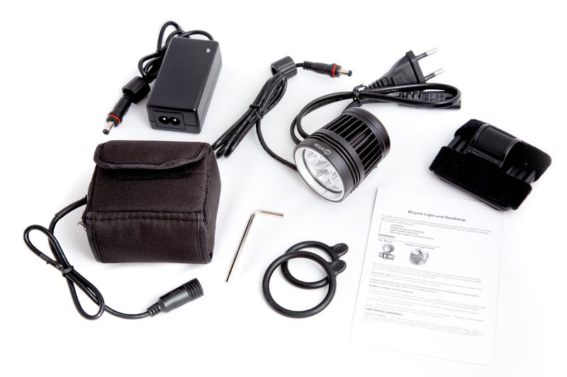 картинка Фара велосипеда Inton KF5000, CREE XM-L2 T6, 5000Lum, 5LED