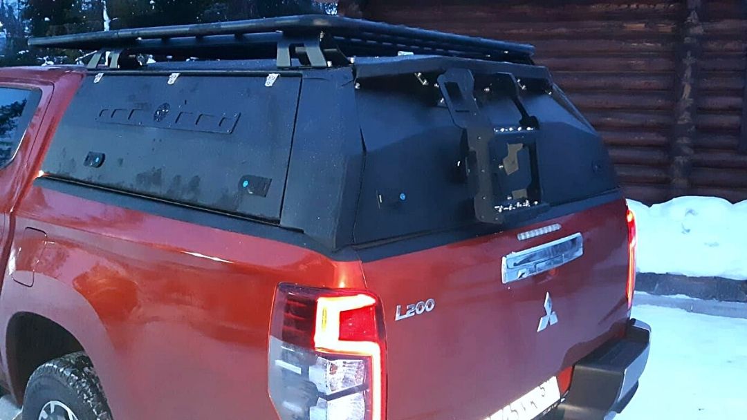 картинка Кунг алюминиевый для Mitsubishi L200 (с 2015 г.в.) 3 двери, неокрашенный — KDT 1328L