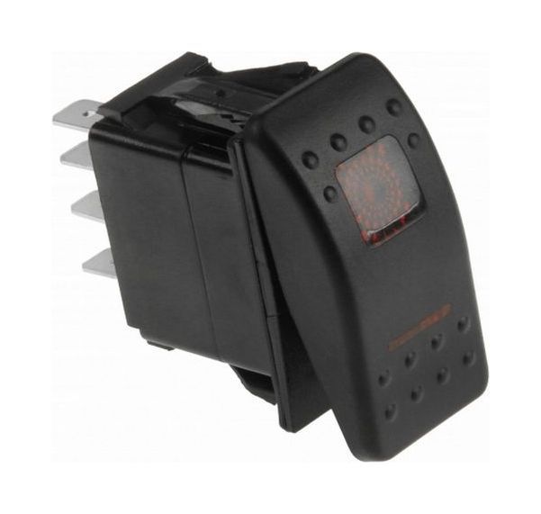 картинка Переключатель двухпозиционный ON-ON 12 В/20А 7Р с подсветкой