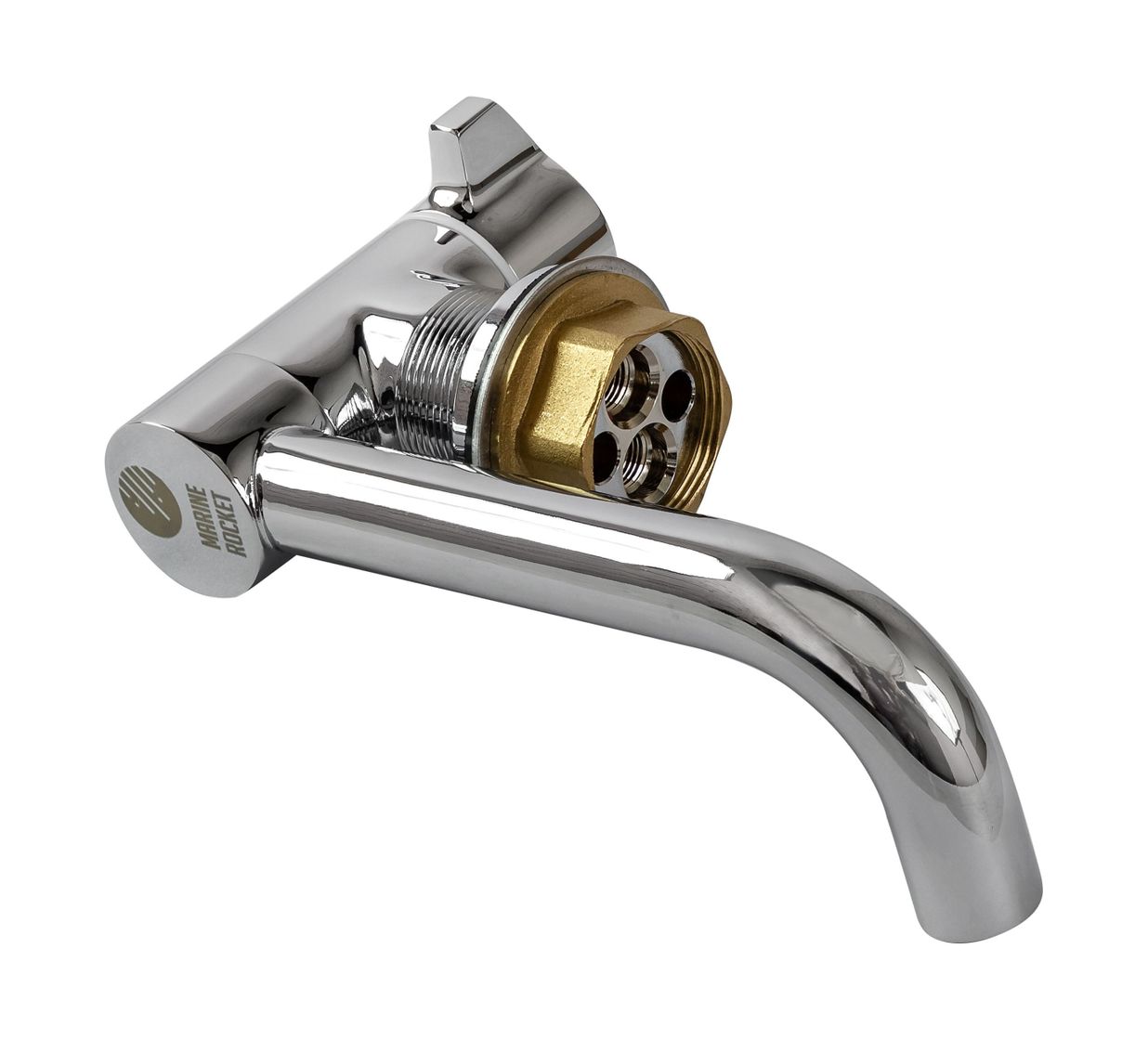 картинка Кран складной, горячая и холодная вода, Marine Rocket