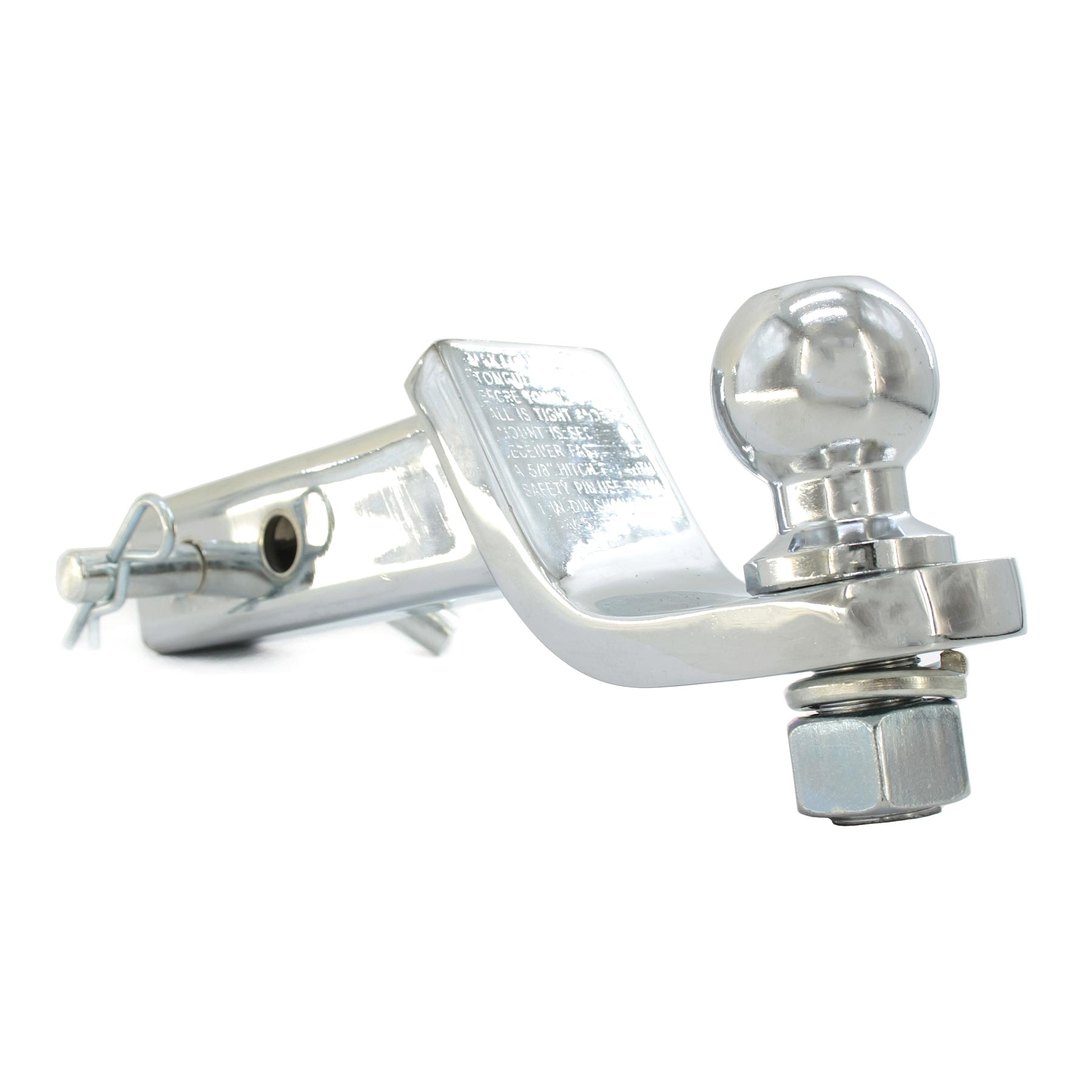 картинка Вставка фаркопа шар и палец TR хром