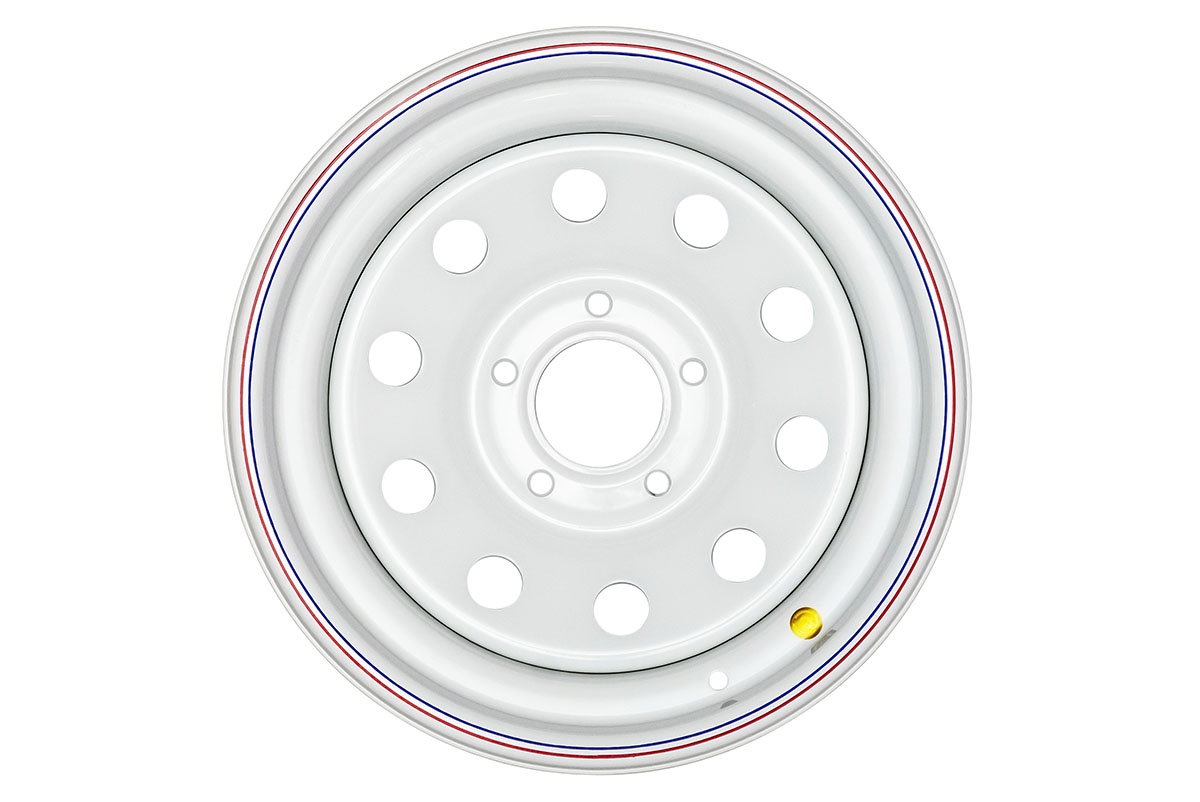 Диск Мерседес стальной белый  5x130 8xR16 ET-0