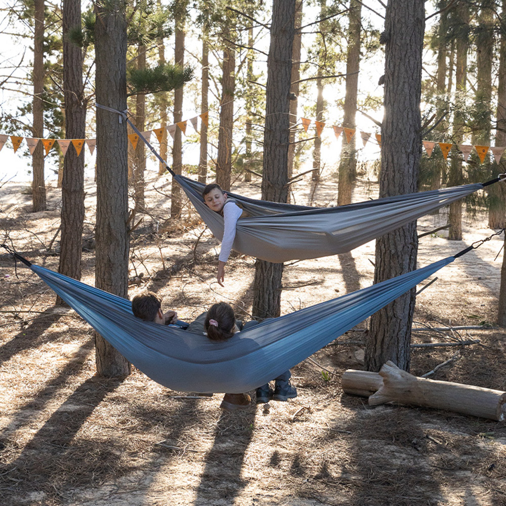 картинка Гамак  2-местный Naturehike Ultralight NH21DC011 340T, синий, 6927595713594