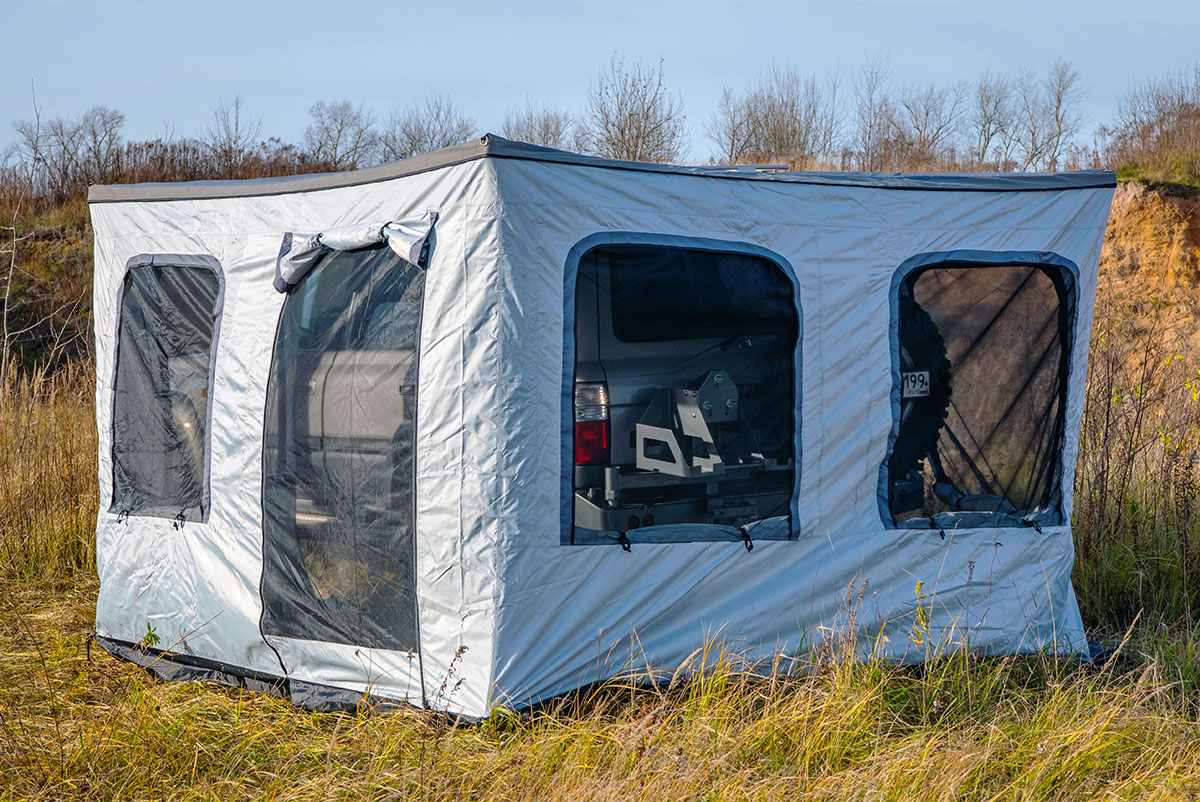 картинка Стенки к автомобильной веерной маркизе (тамбур) РИФ  2х2,3 м 
