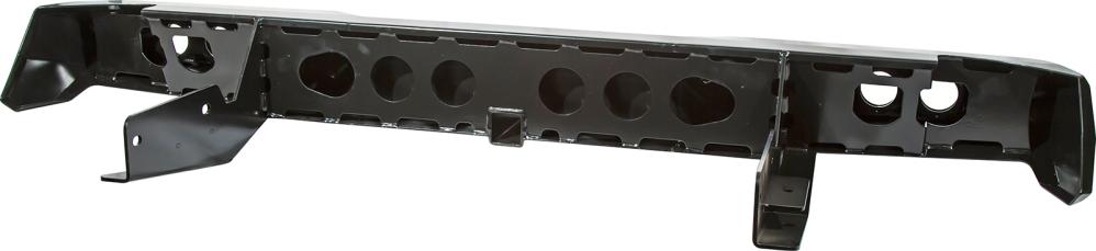 картинка Бампер задний РИФ для VW Amarok с квадратом под фаркоп и фонарями