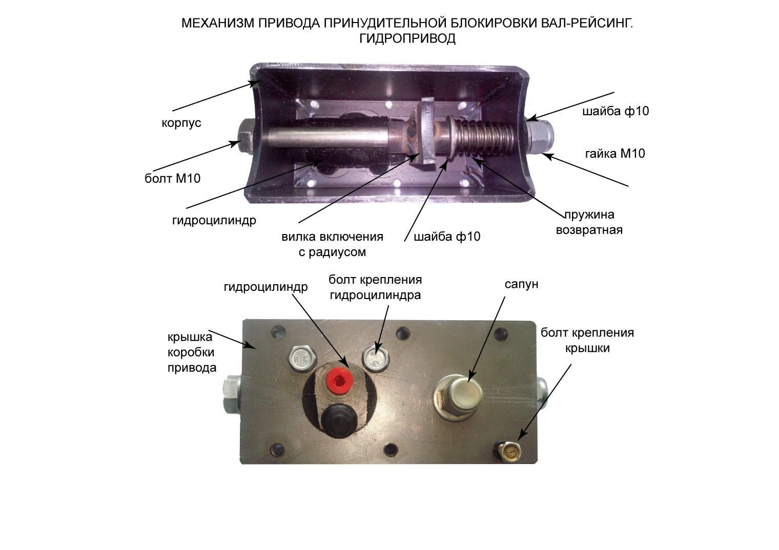 картинка Блокировка с гидрприводом блокировки УАЗ задний Тимкен мост Вал Рейсинг
