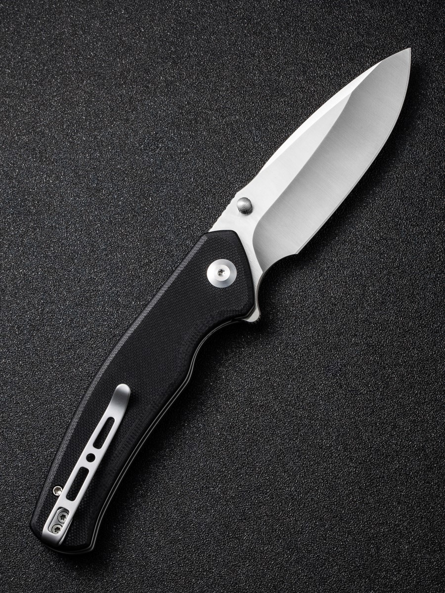 картинка Складной нож SENCUT Slashkin D2 Steel Satin Finished Handle G10 Black