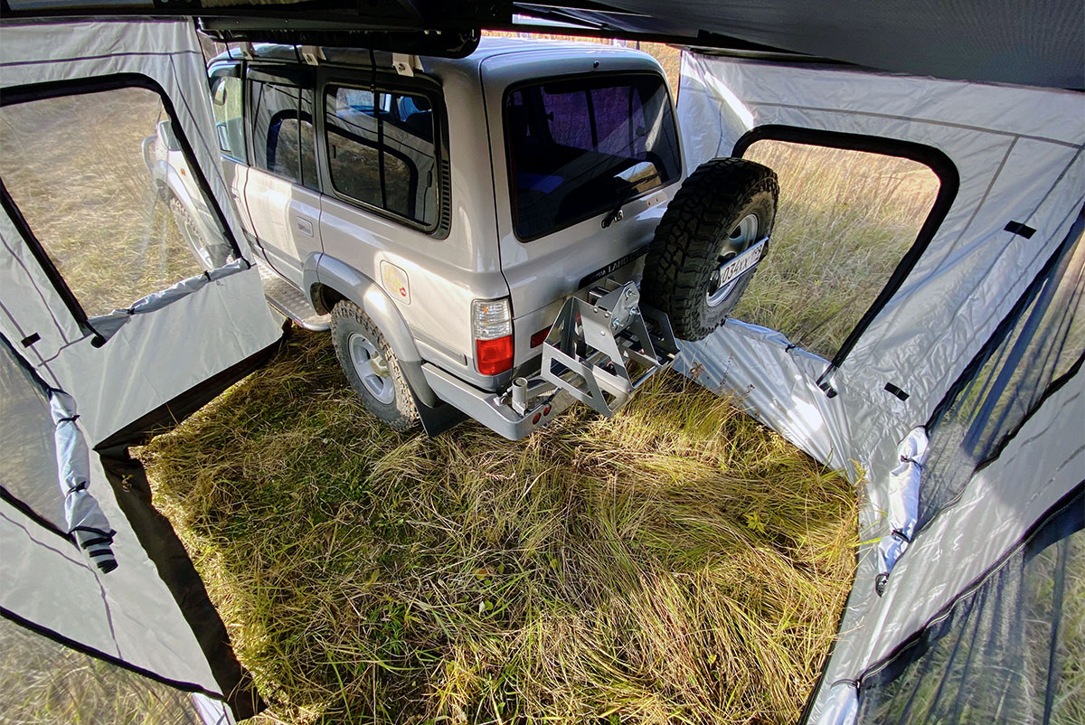 картинка Стенки к автомобильной веерной маркизе (тамбур) РИФ  2х2,3 м 