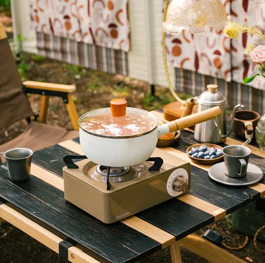 картинка Плита газовая Naturehike 2 кВт, циклон, коричневая