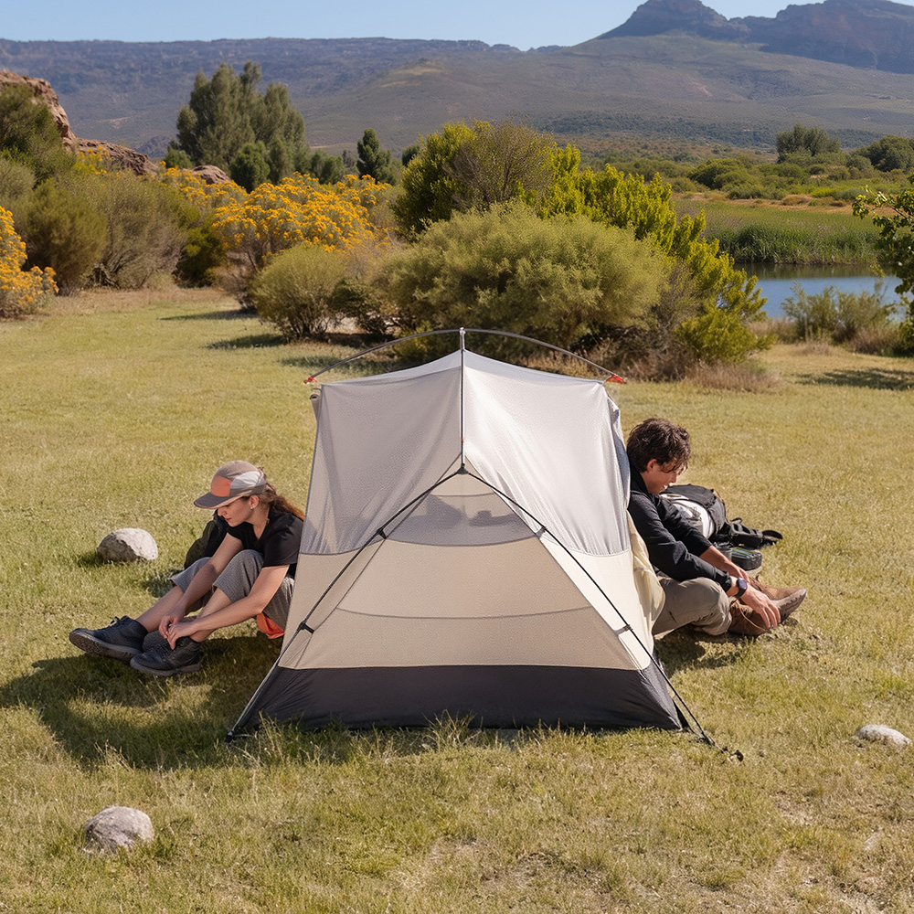 Палатка Naturehike Mongar CNK2550WS037 20D двухместная, зеленый