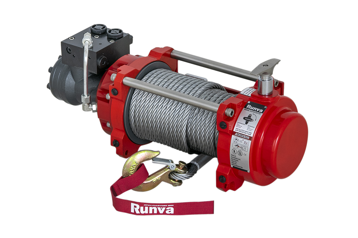 картинка Гидравлическая лебедка Runva 15000 lbs 6800 кг 33,4:1 в раму
