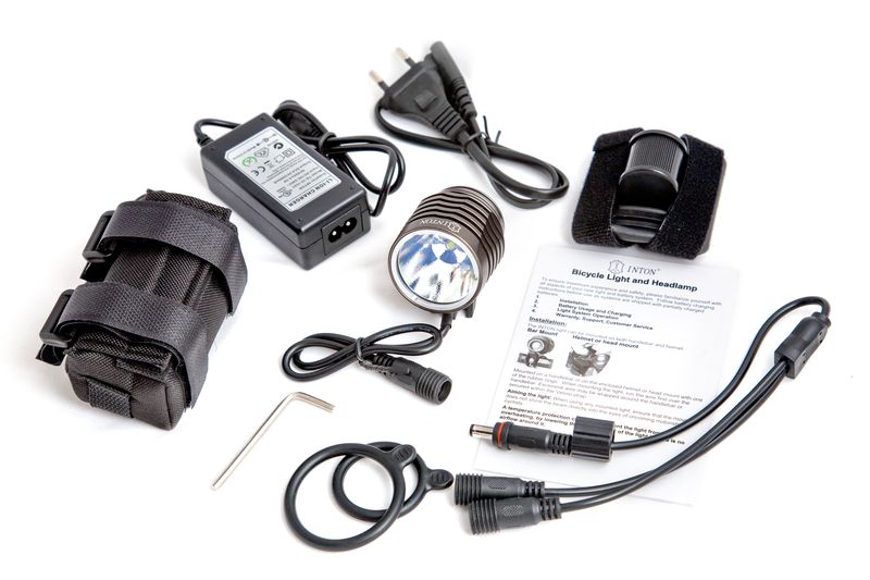 картинка Фара велосипеда Inton NB02, CREE XM-L U2, 1000Lum