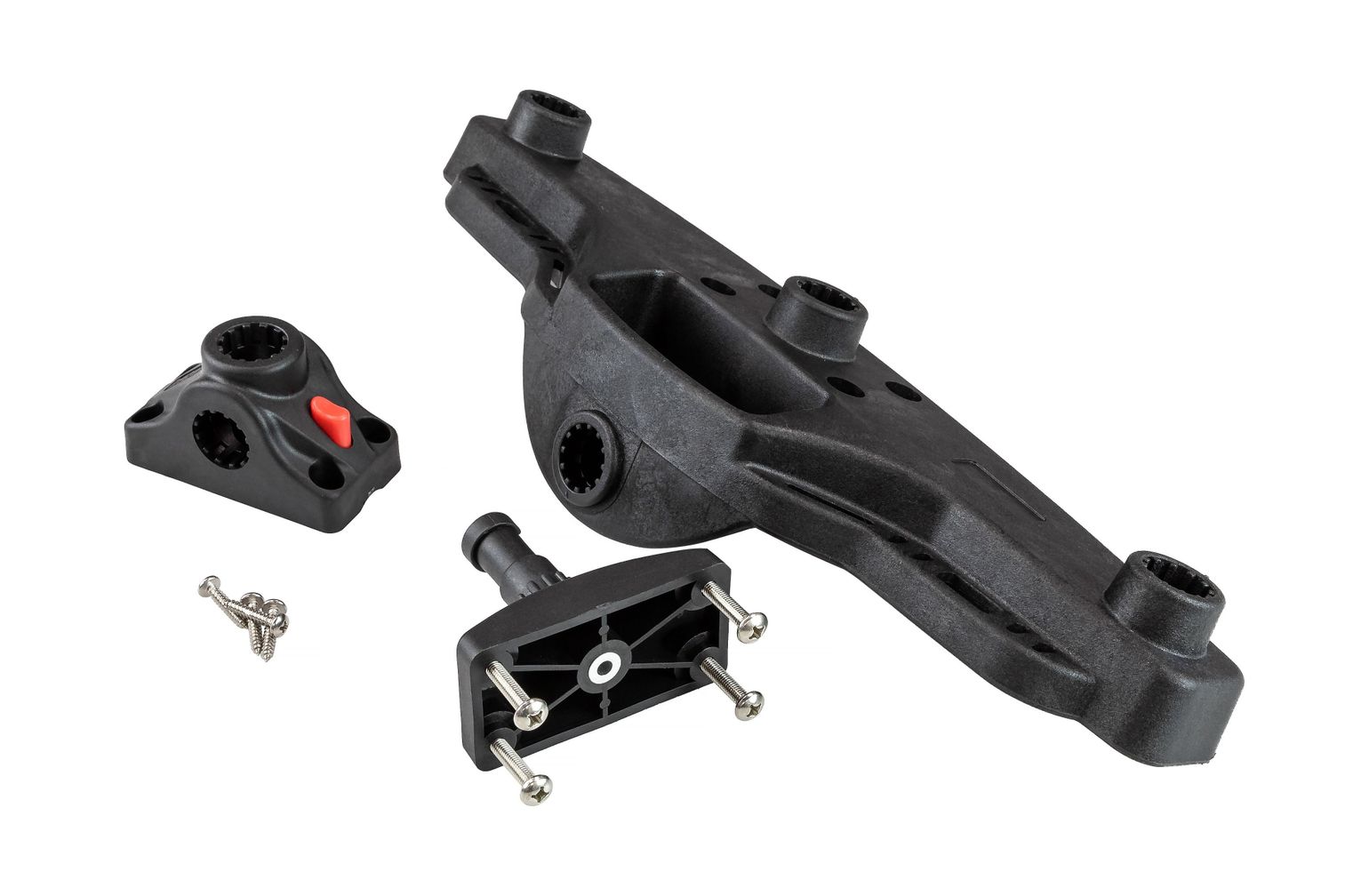 картинка Адаптер для четырех держателей спиннингов, черный в комплекте с креплением CFMT303