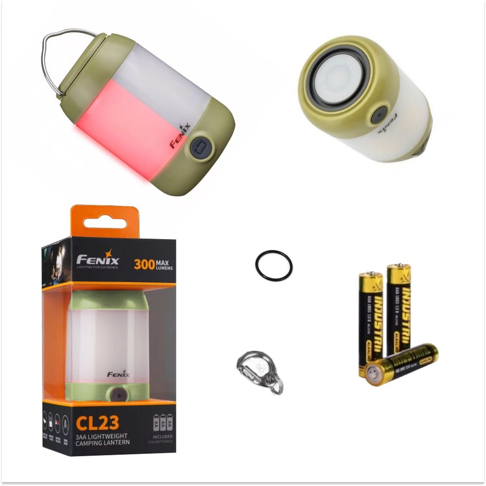 картинка Фонарь Fenix CL23 зеленый