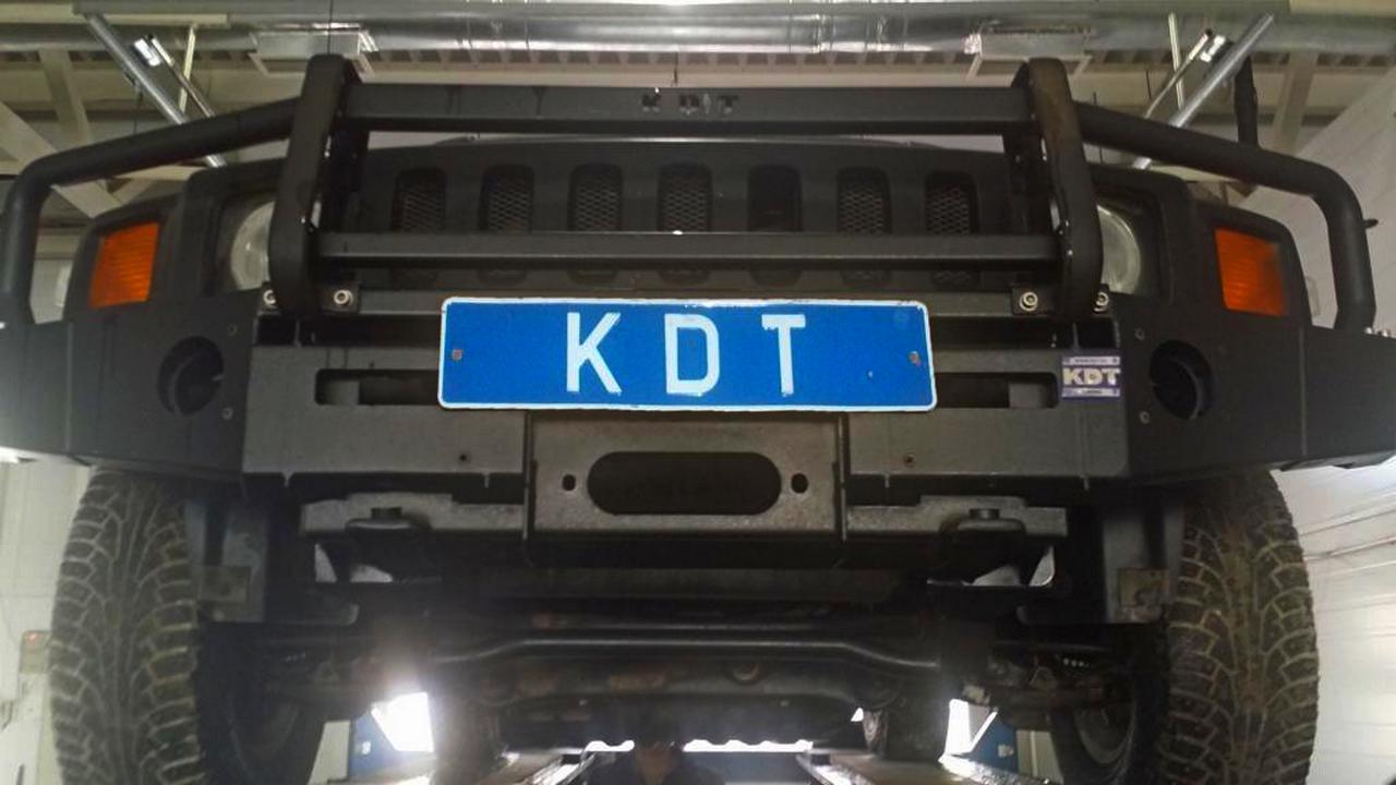 картинка Передний силовой бампер со съемным кенгурином - HUMMER H3