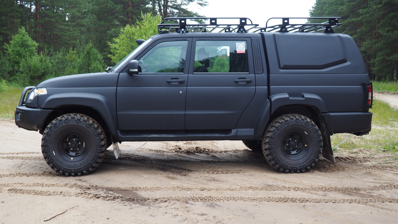 картинка Накладки кузова нижние АВС-Дизайн UAZ Пикап 2015- "Медведь" (к ABC.UAZ.RB.04B) ABC.UAZ.SP.05BМ