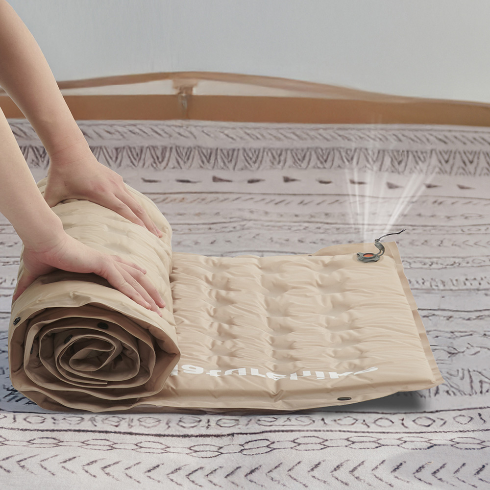 Коврик Naturehike CNK2550WS025 D Series 6см R4.6 самонадувной туристический бежевый