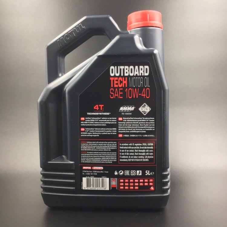 картинка Масло Motul Outboard Tech (10w-40) (4х тактное) Синтетическое (5л)