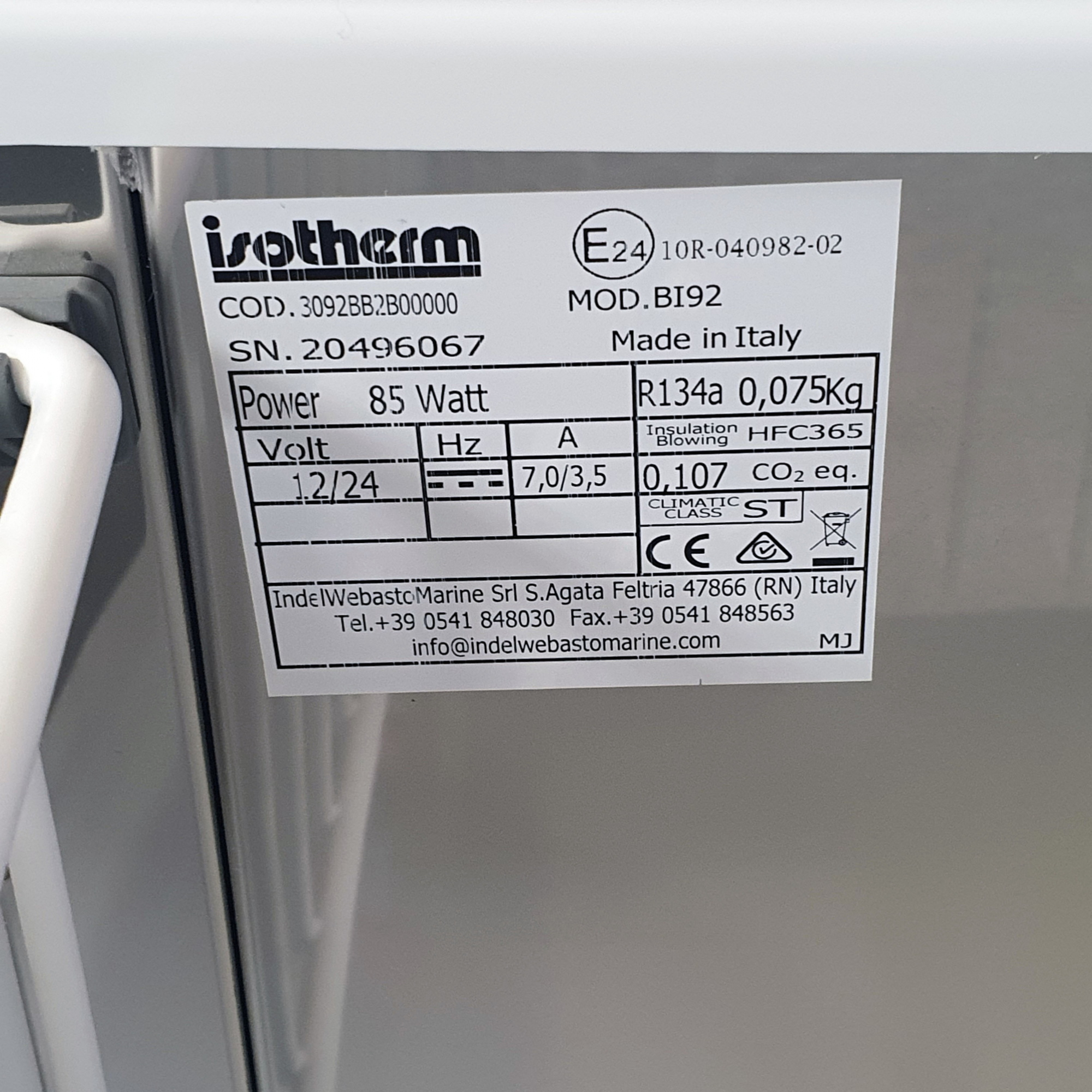 картинка Автохолодильник BI REFR/FREEZER 92L/V INOX TP1610G