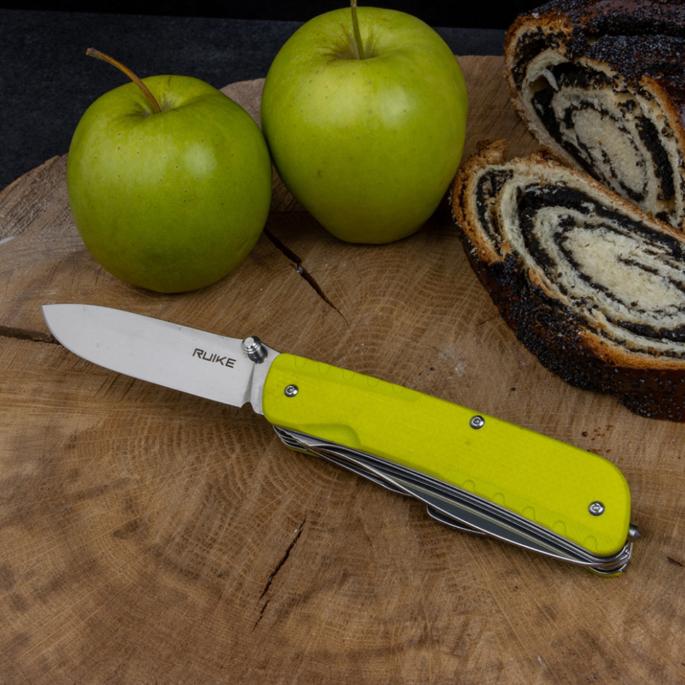 картинка Нож multi-functional Ruike LD43 желто-зеленый