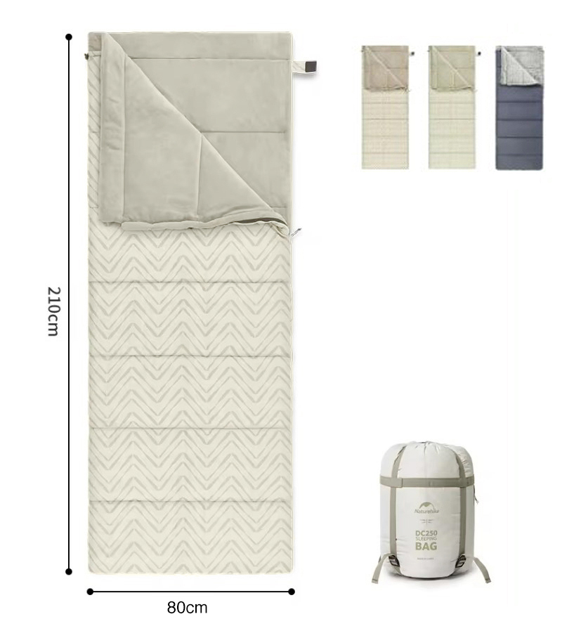 картинка Мешок спальный Naturehike Shanmi, 210х80см, (ТК: +13C), (правый), светло-зеленый