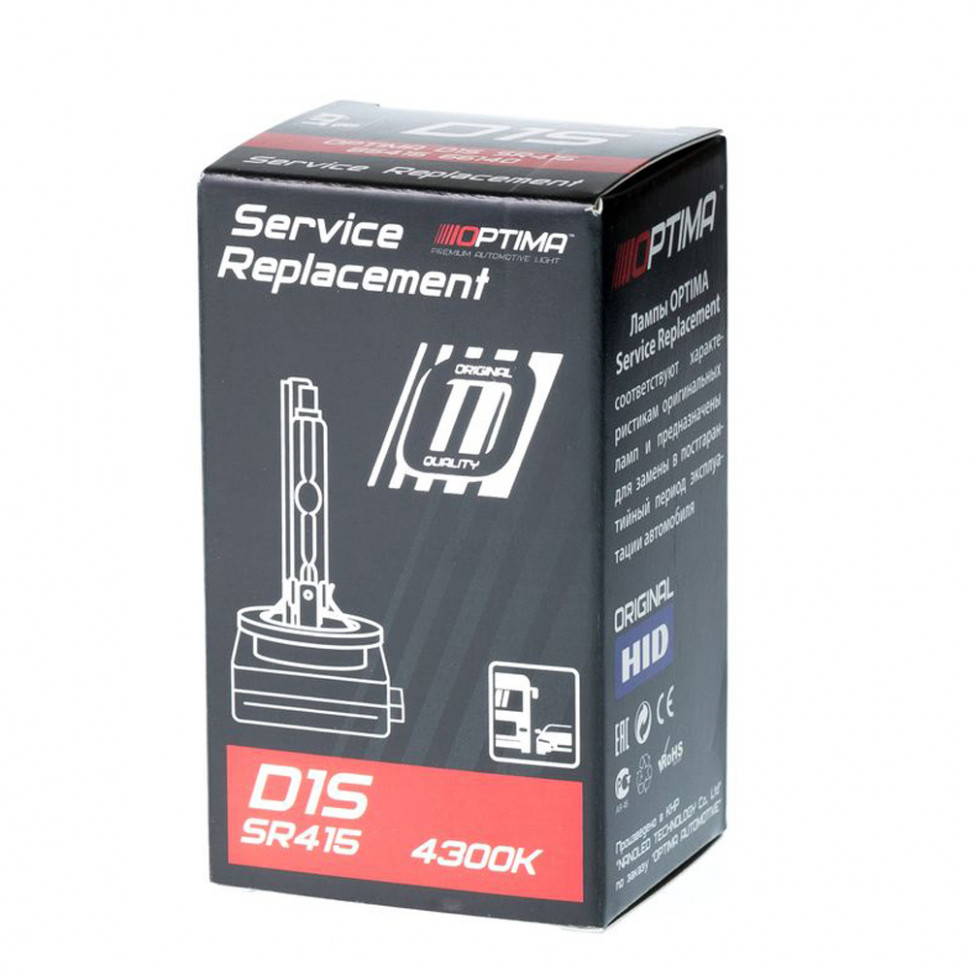 Ксеноновая лампа OPTIMA Service Replacement D1S 4300K