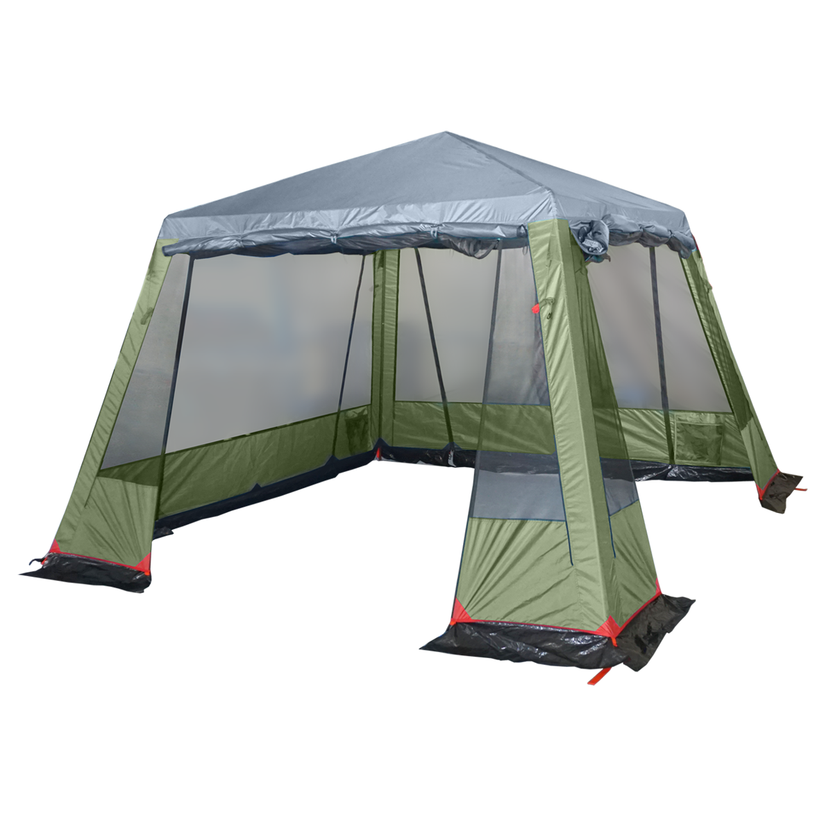 картинка Шатер-палатка BTrace Grand (Зеленый/Бежевый)