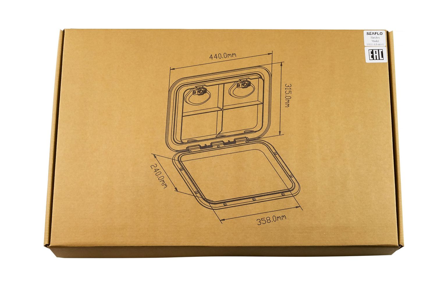 картинка Люк смотровой SeaFlo, 315 х 440 мм