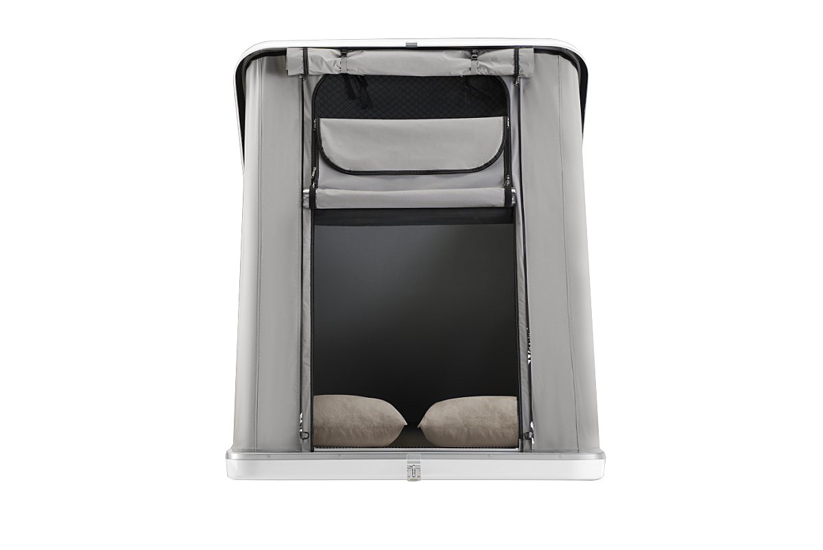 картинка Автопалатка COLUMBUS VARIANT SMALL, тент серый, лестница 215 мм