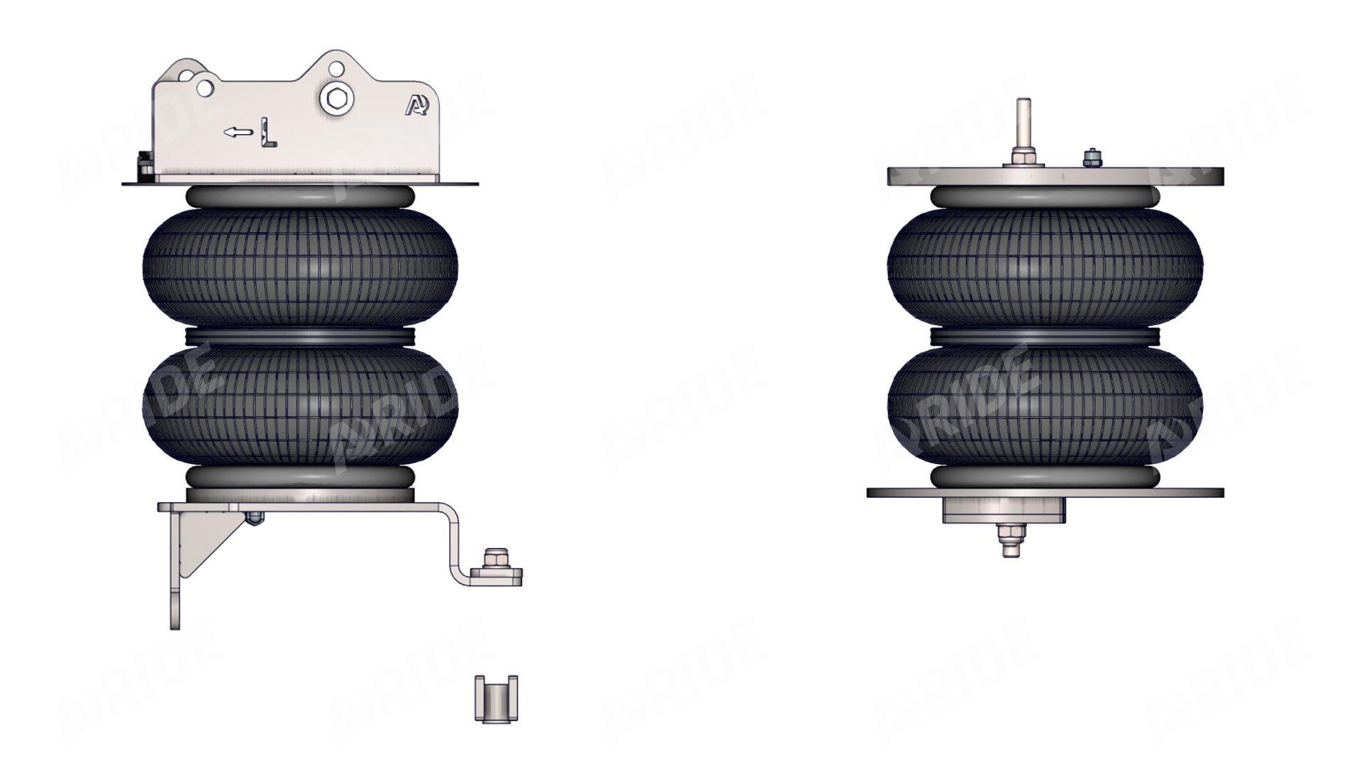 картинка Пневмоподвеска RENAULT K440 8x4 (самосвал), передняя ось, Aride