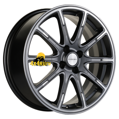 картинка Диск Khomen Wheels 6,5x17/4x100 ET43 D60,1 KHW1707 (Lada Vesta Cross) Gray-FP