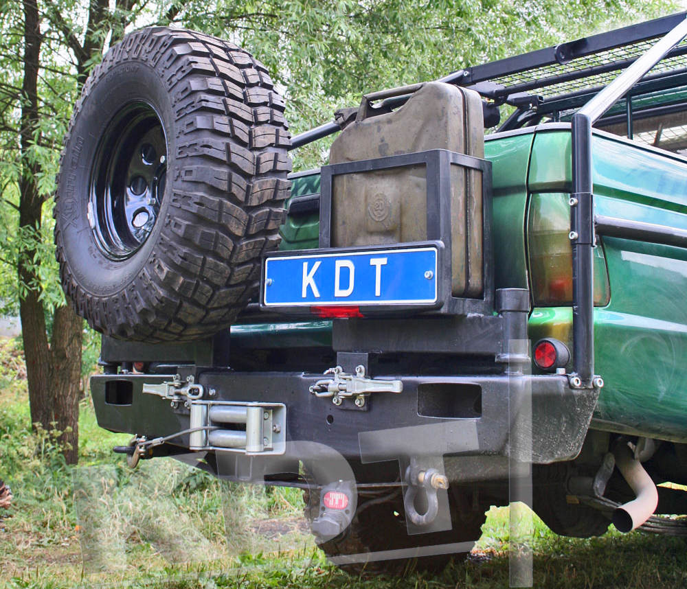 картинка Бампер задний KDT силовой Mitsubisi L200