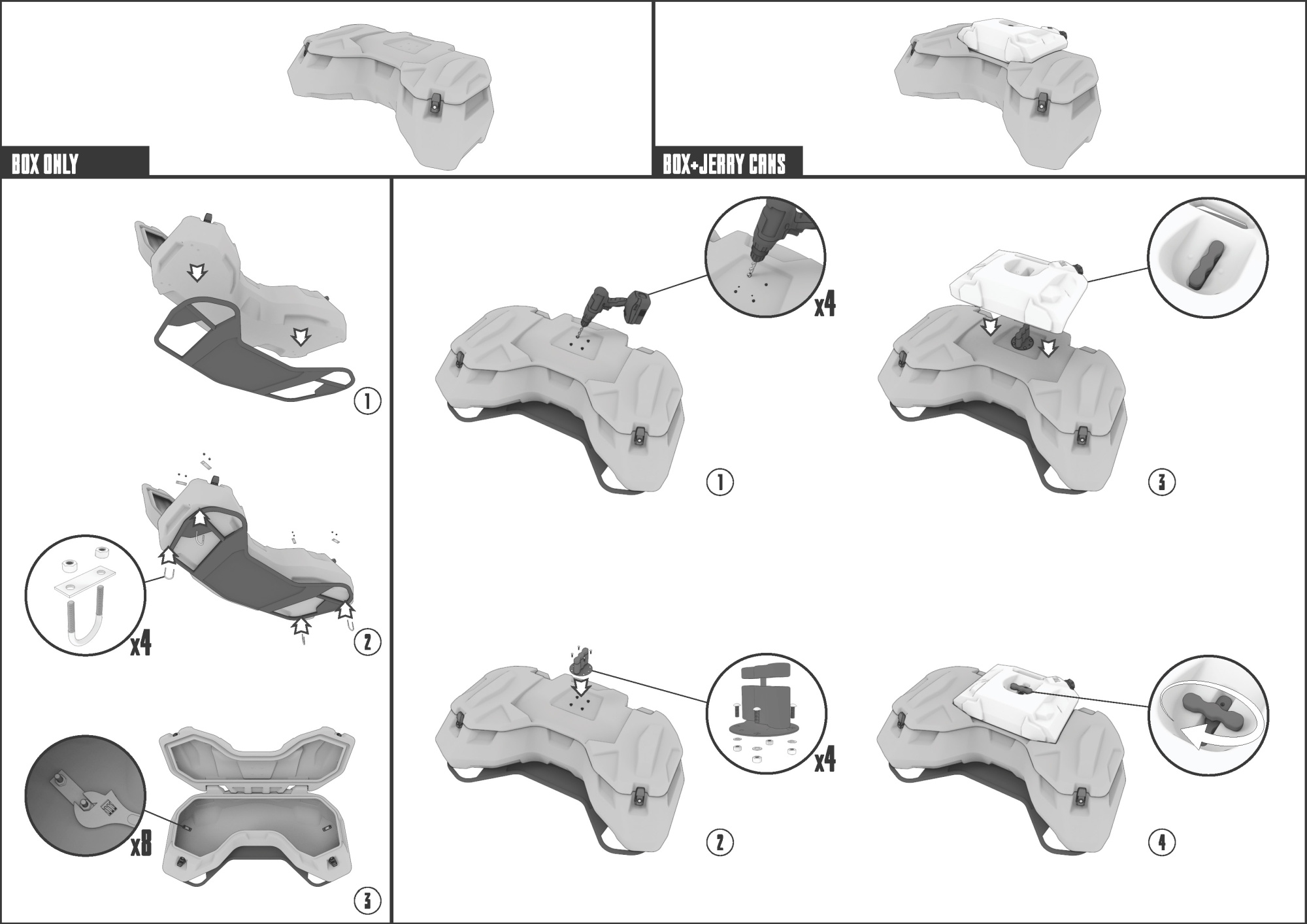 картинка Кофр для Can-am OUTLANDER 450/570