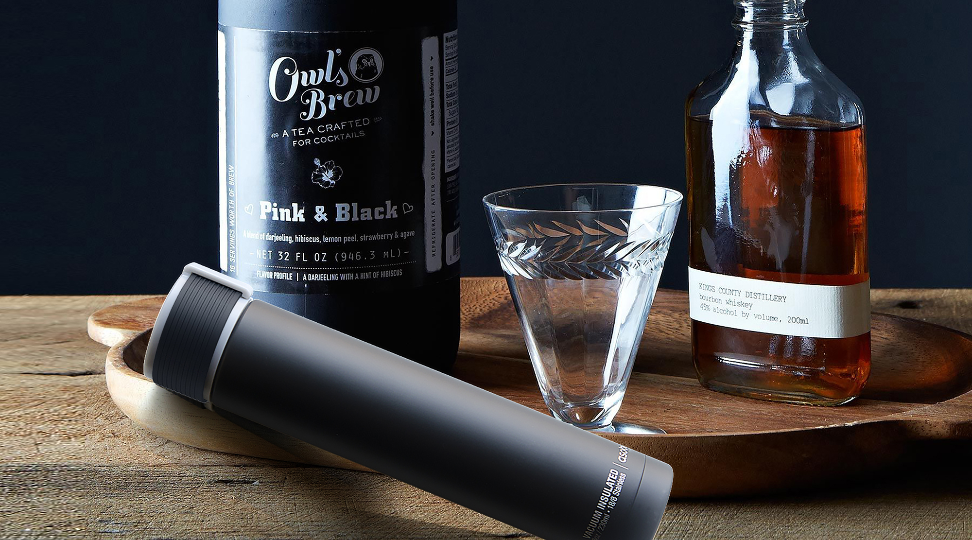 картинка Термос SKINNY MINI, 230 мл, черный