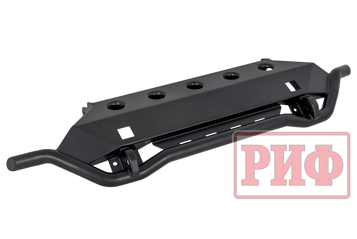 картинка Бампер РИФ силовой передний Lada Нива Тревел с защитной радиатора