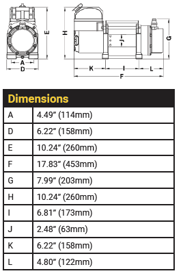 картинка Лебедка Novawinch FLEX8000 12В
