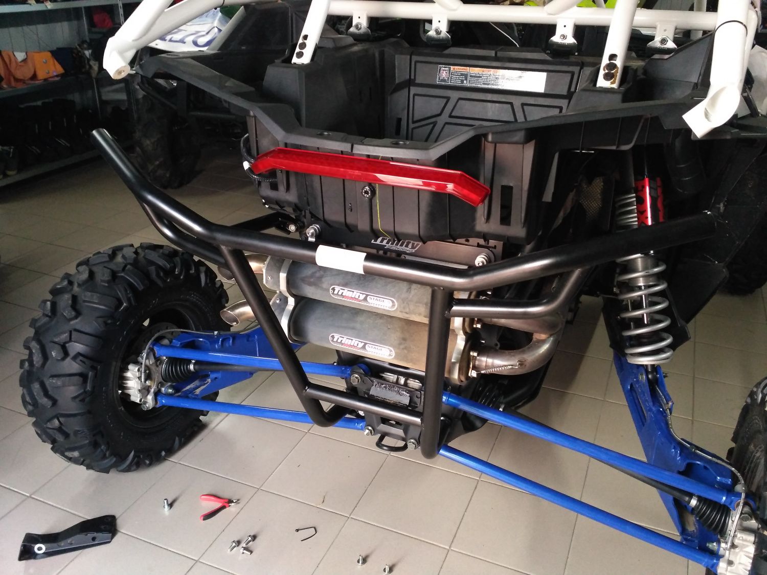 Бампер задний для POLARIS RZR XP