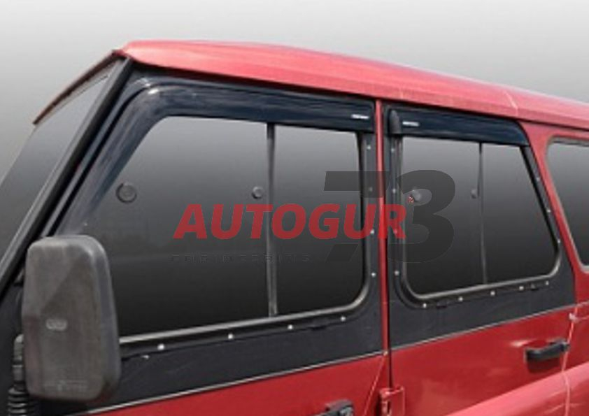 картинка Дефлектор стекол УАЗ-Хантер (4 шт) Дельта