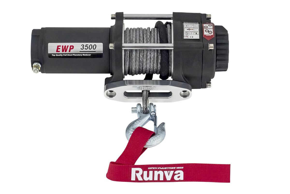 картинка Лебедка Runva 3500A lbs, 12В 1588 кг синтетика